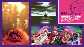 Indiescovery episode 5 banner featuring Firewatch, Return of the Obra Dunn, and Paradise Killer